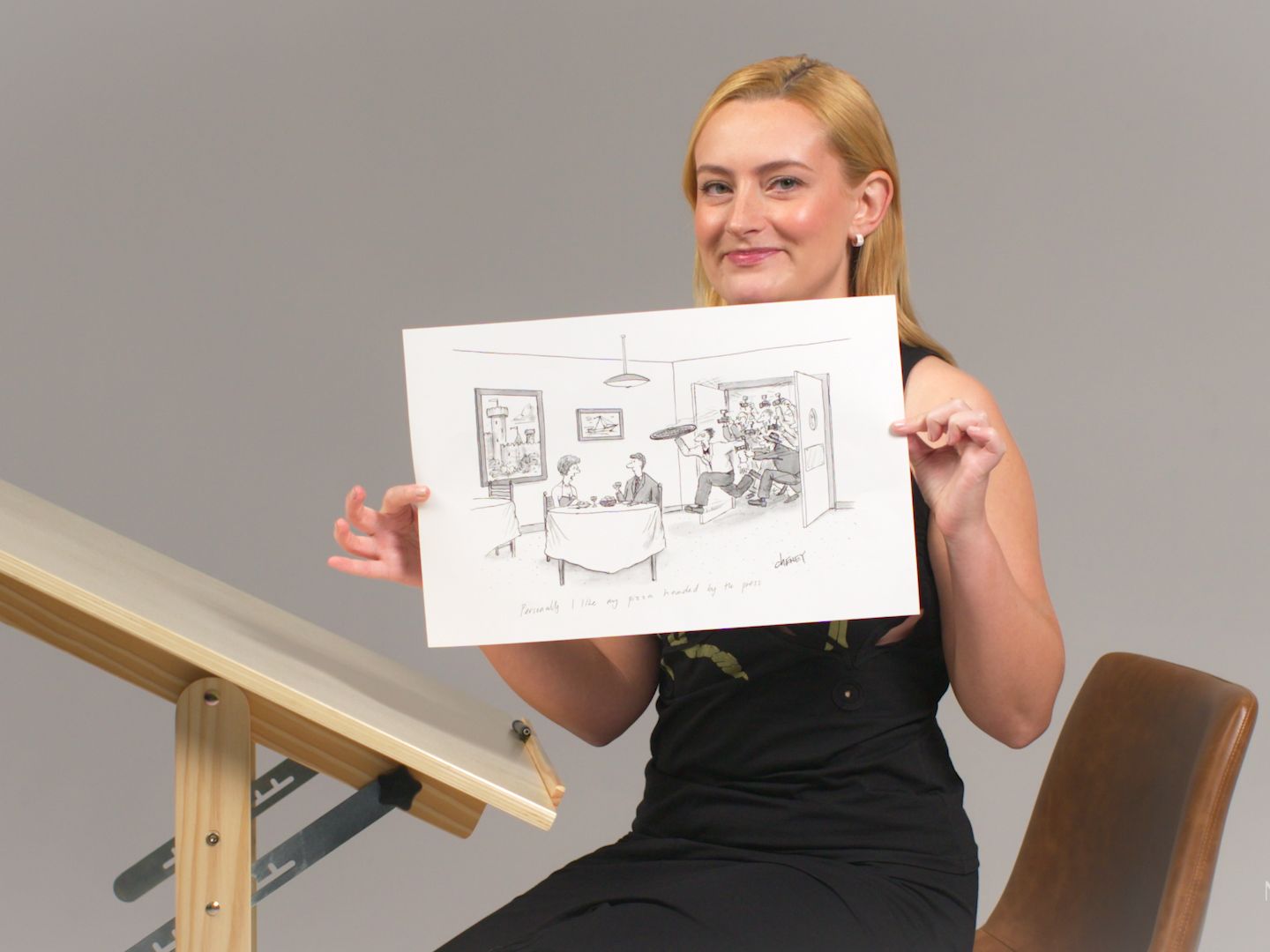 Amelia Dimoldenberg Enters the Cartoon Caption Contest